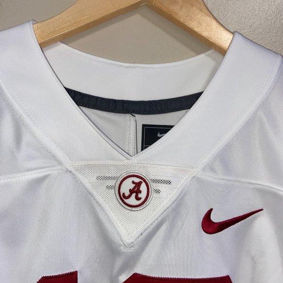 Nike Alabama Crimson Tide Limited Stitched Sewn White Jersey #18 Mens AQ0028 - Picture 4 of 11